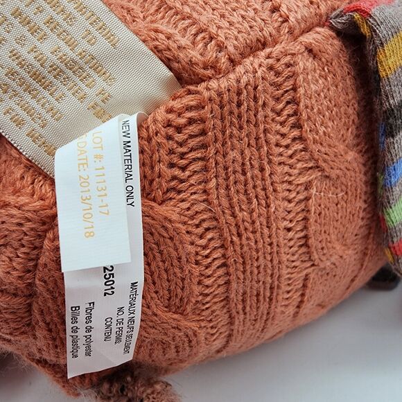 Nat & Jules Murray the Monkey Plush 9" Hand Me Down Stuffed Animal Knitzies 2013 - Picture 10 of 11